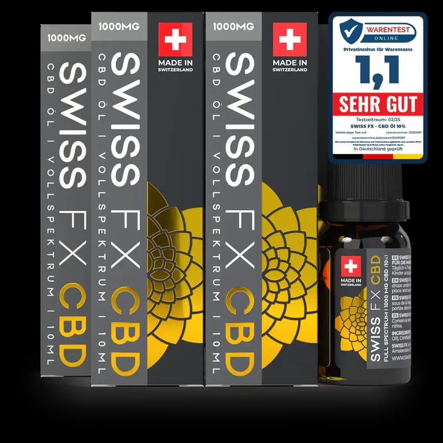 4x CBD ÖL 10% (10ml): 4 zum Preis von 3 Aktion!