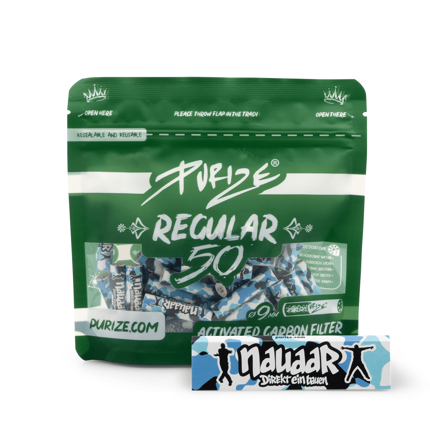50 PURIZE® Regular Size | NAUAAR | Bundle